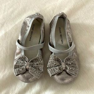 Stuart Weitzman Silver Kids Shoes